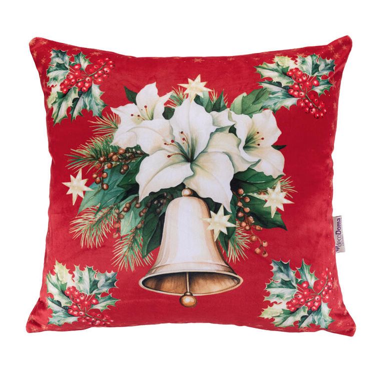 Sada 3 ks povlaků na polštářky RED POINSETTIA 45 x 45 cm (obrázek 4)