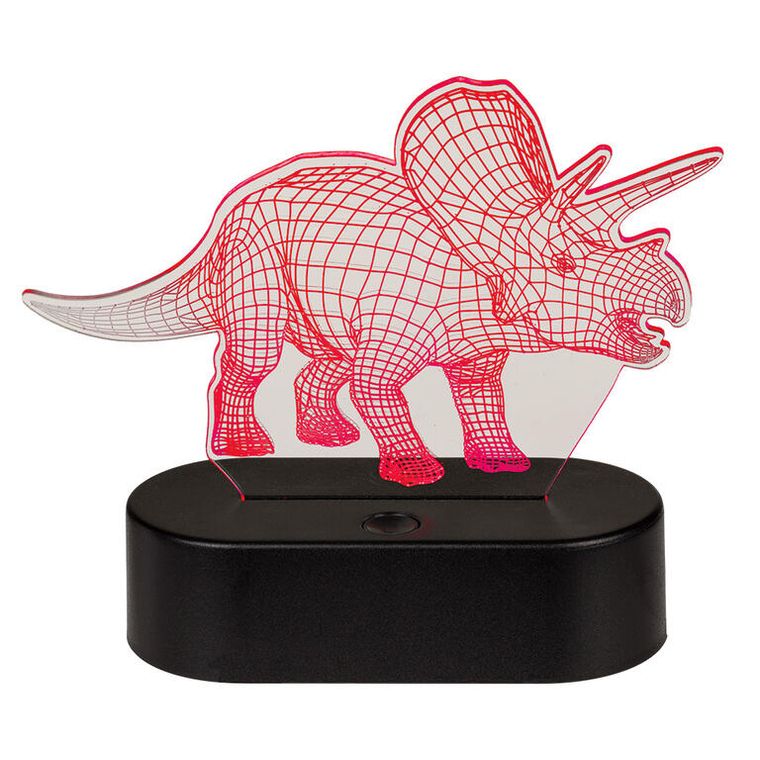 Dětská lampička 3D TRICERATOPS (obrázek 3)