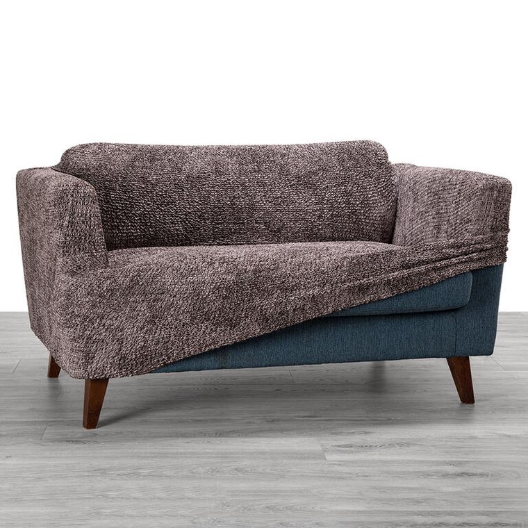 Bielastické potahy MARMO hnědé relaxační křeslo (š. 70 - 90 cm) (obrázek 5)