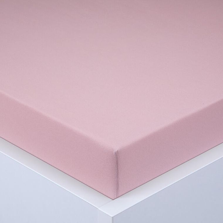 Napínací prostěradlo jersey EXCLUSIVE starorůžové 180 x 200 cm