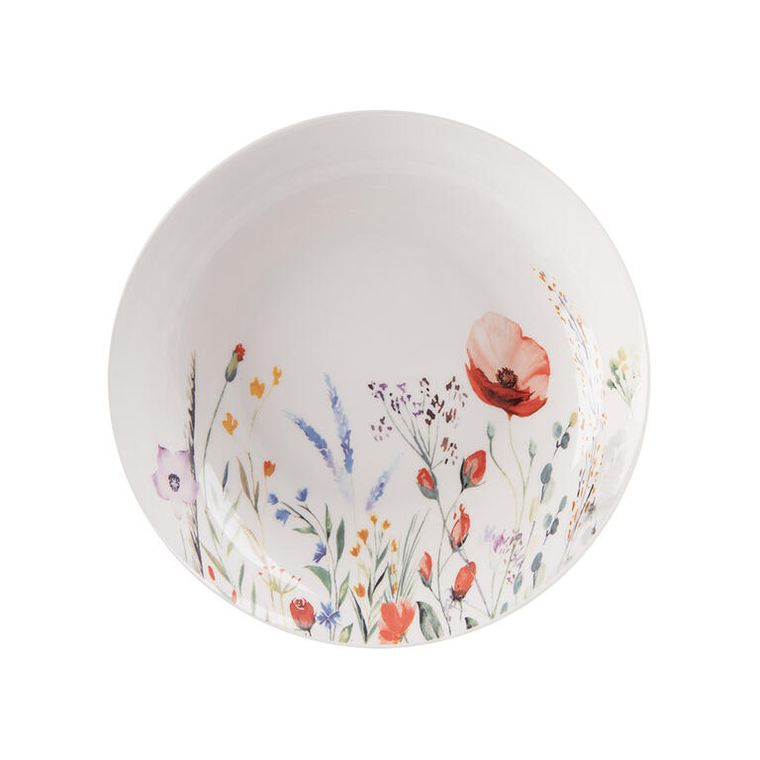 Porcelánový hluboký talíř MÁK 20,5 cm