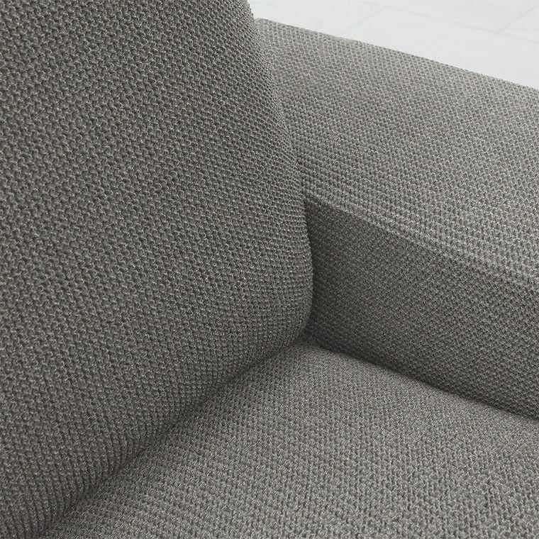 Super strečové potahy HARMONIA šedá taburet (40 - 60 cm) (obrázek 4)