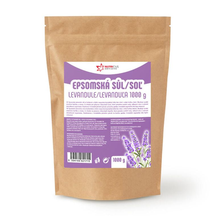 Epsomská sůl LEVANDULE 1000 g