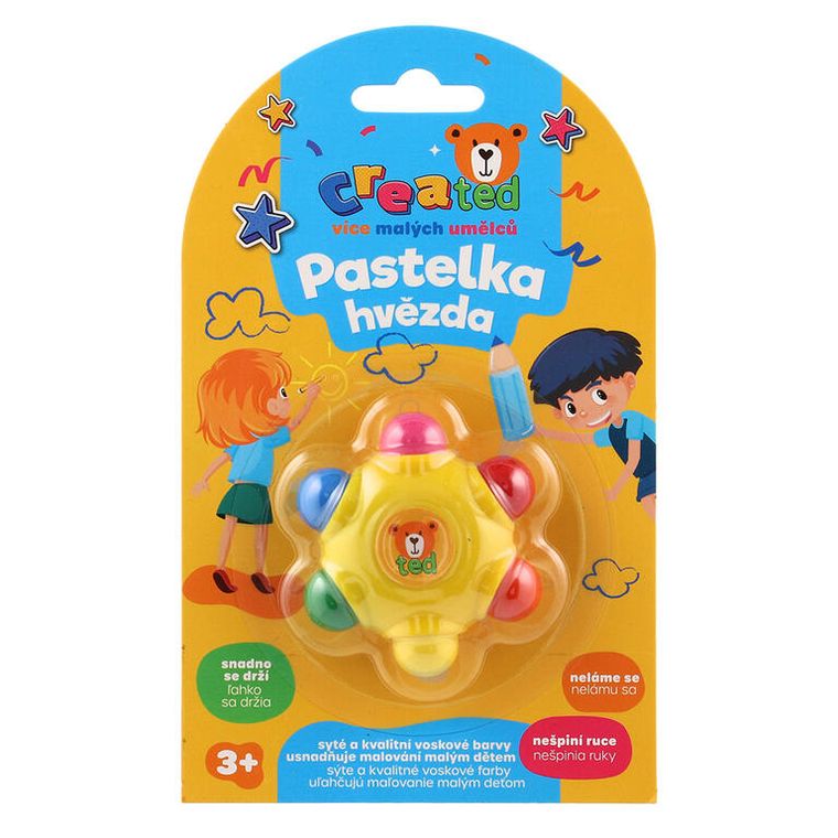 Voskovky Hvězda 6 barev (obrázek 3)