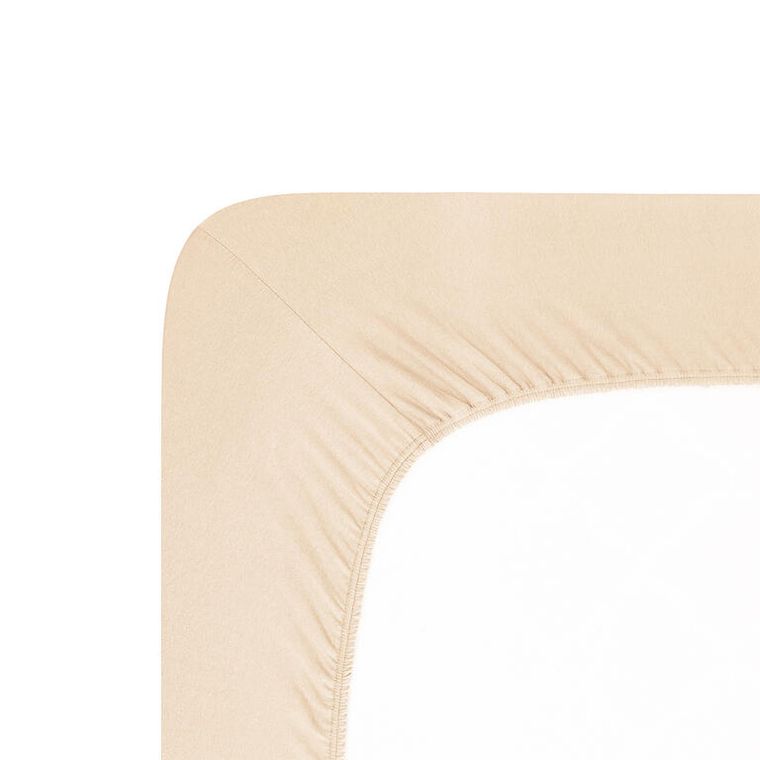 Napínací prostěradlo jersey s elastanem kávové sada 2 ks 90 x 200 cm (obrázek 3)
