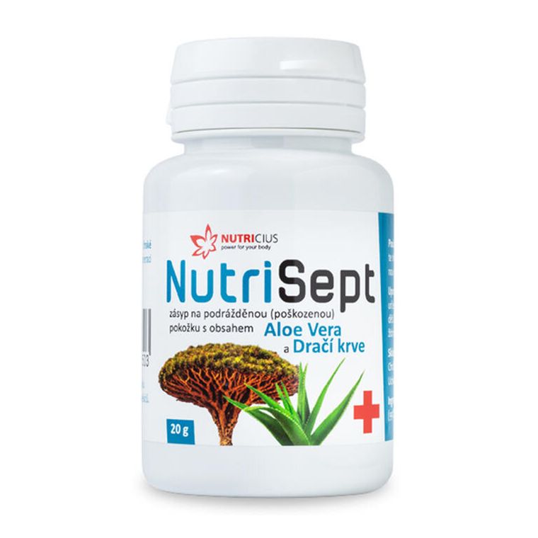 Nutrisept - zásyp na podrážděnou pokožku 20 g
