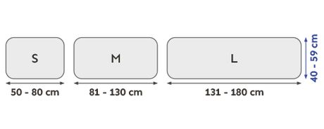 Schemat wymiarów siedzisk