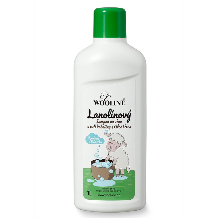 Prací tekutý prostředek LANOLIN s aloe vera 1 l