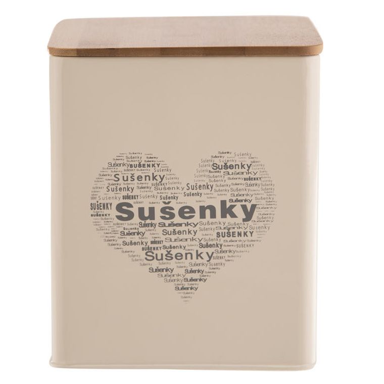 Plechová dóza SRDCE na sušenky