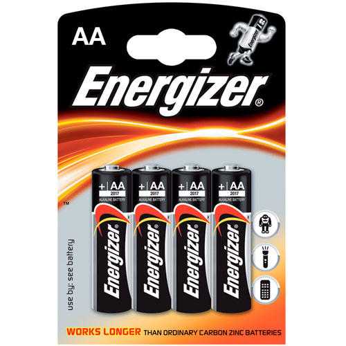 Alkalické baterie Energizer 4x AA - galerie #1
