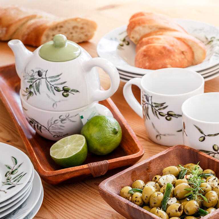 Keramická konvička se šálkem Olives, BANQUET - galerie #1