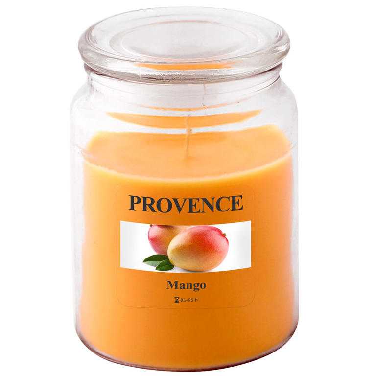 Svíčka ve skle s víčkem, mango - galerie #1
