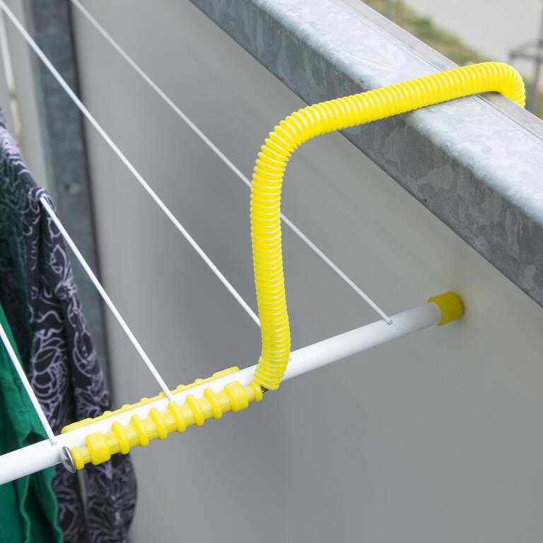 Závěsný sušák na balkon, délka šňůr 4,5 m - galerie #1