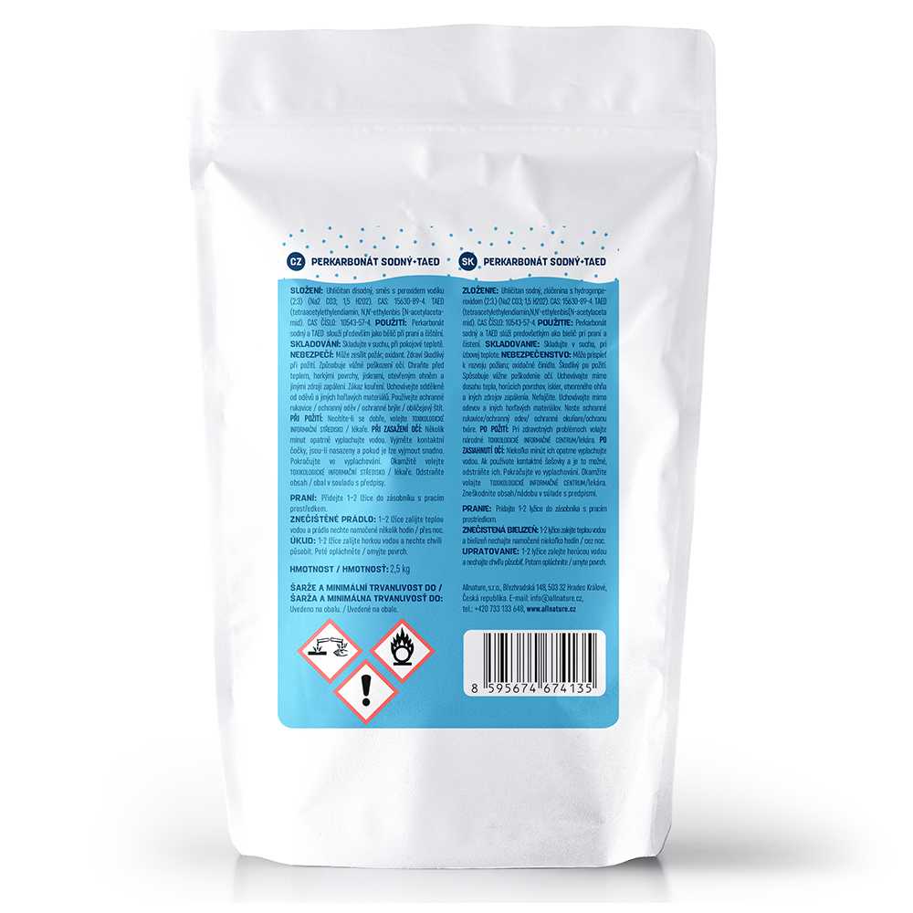 Allnature Perkarbonát sodný + TAED 2,5 kg - galerie #1