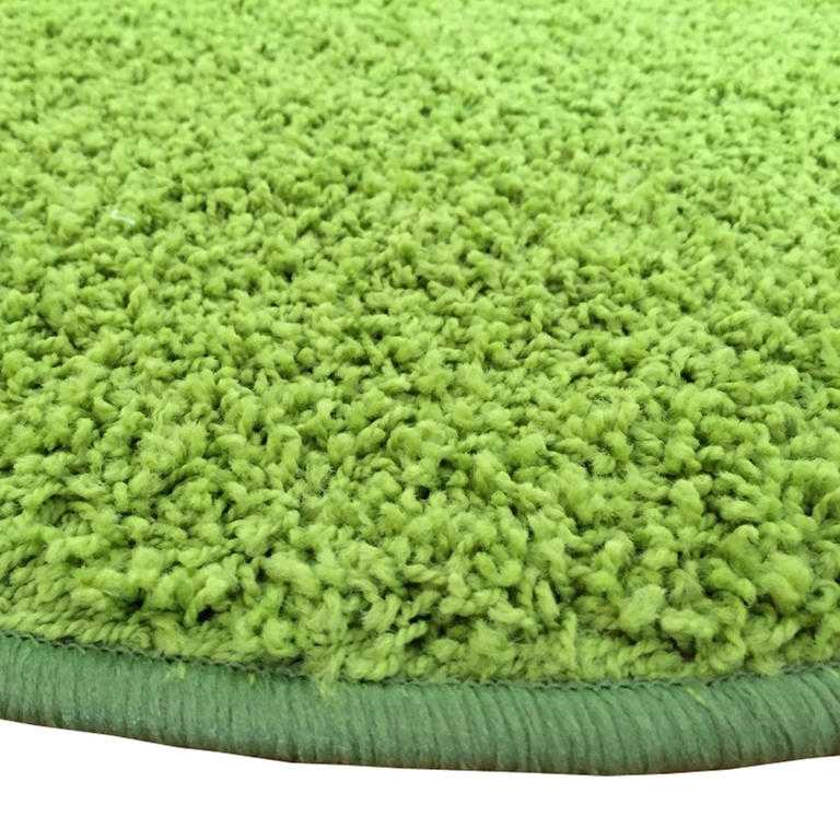 Covor rotund SHAGGY verde - galerie #1