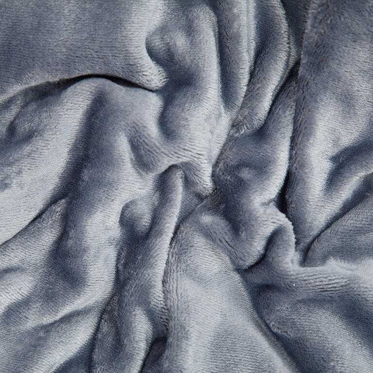 Beránková deka OVEČKA šedá 150 x 200 cm - galerie #1