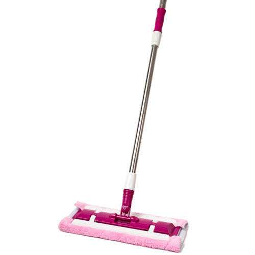 Plochý mop na podlahu vínový