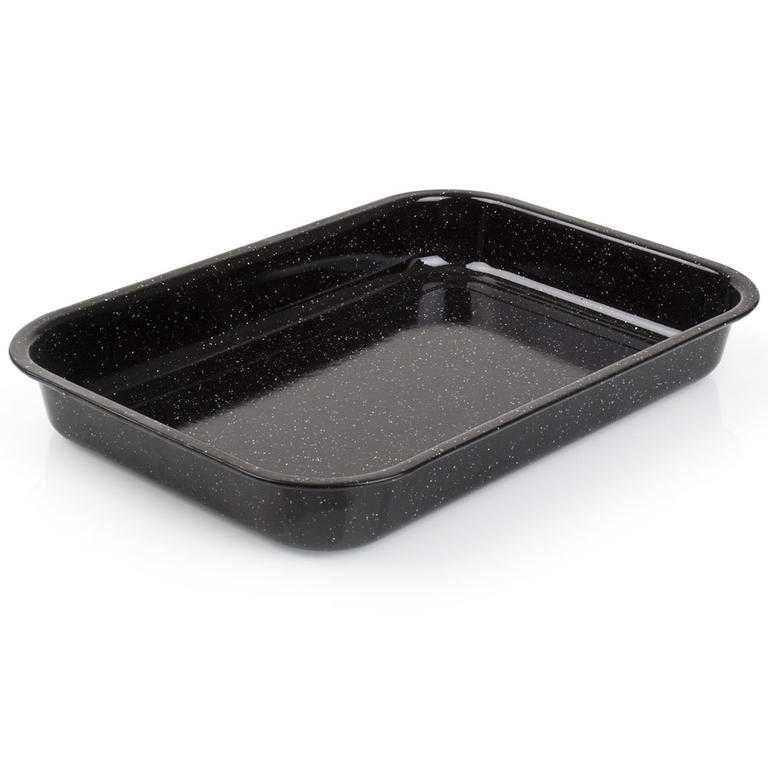 Tavă de copt emailată 42 cm dreptunghiulară, BANQUET
