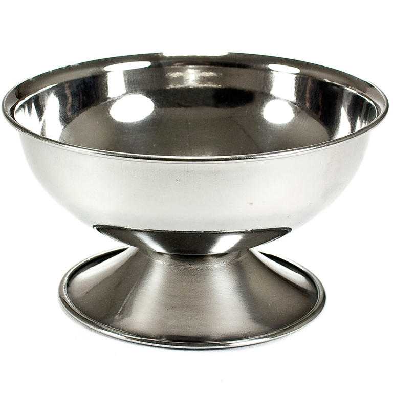 Nerezový pohár na zmrzlinu 10 cm, BANQUET
