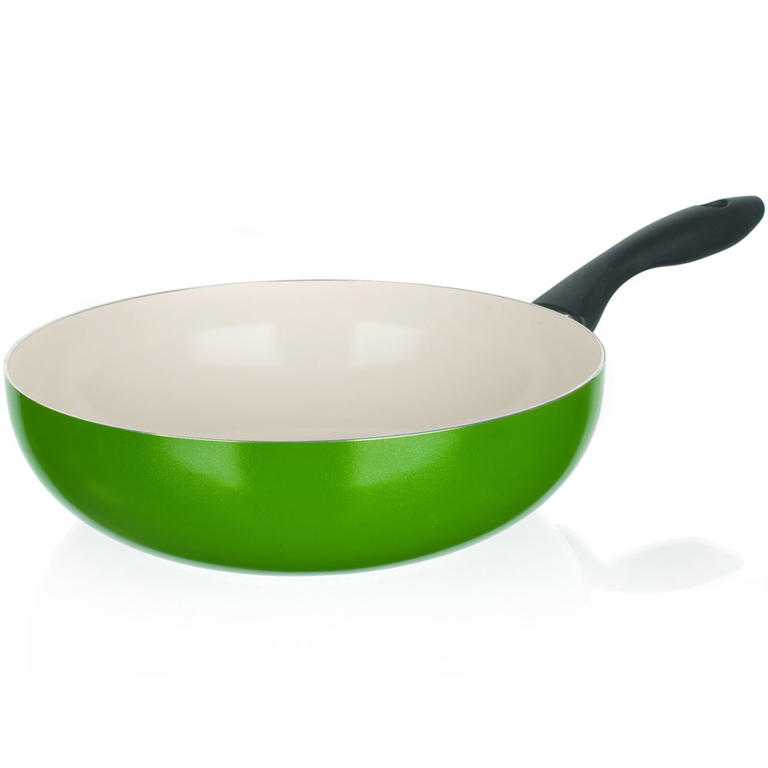 Keramická pánev WOK 28 cm Natura Ceramia Verde, BANQUET