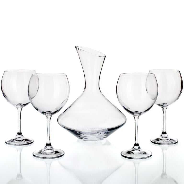 5dílný set na víno Crystal, BANQUET