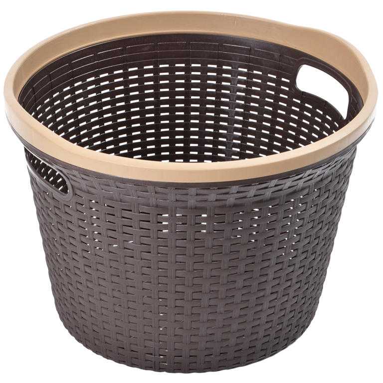 Prádelní koš ratan hnědý 30 l
