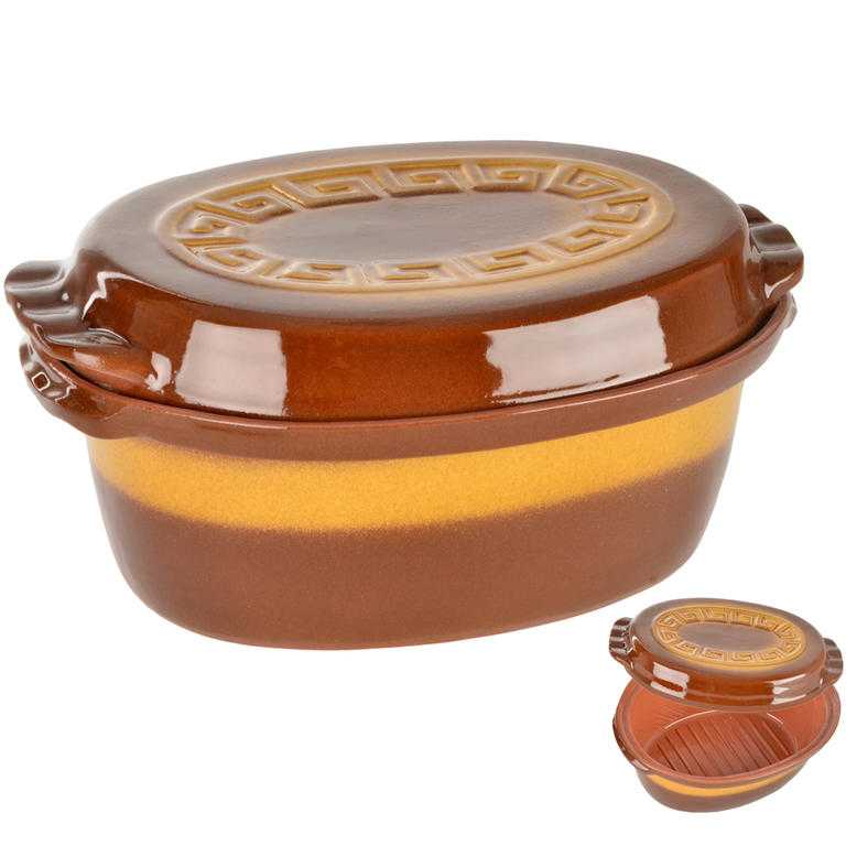 Oboustranný keramický pekáč s víkem 4,5 l