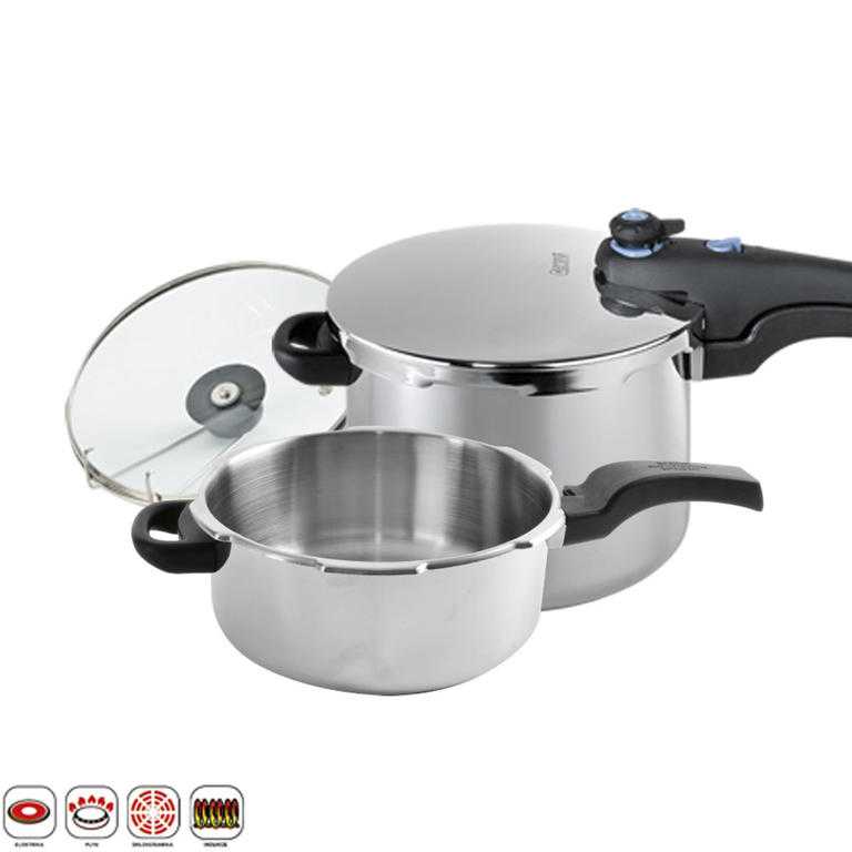 Tlakové hrnce DUO GENIUS 3 + 5 l