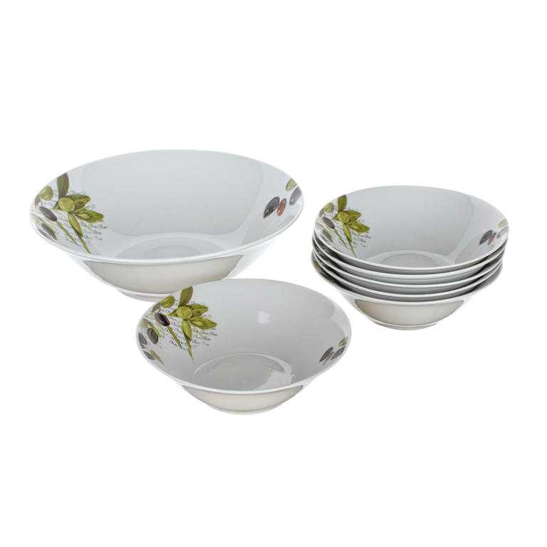 Porcelánové misky OLIVES 7 ks, BANQUET