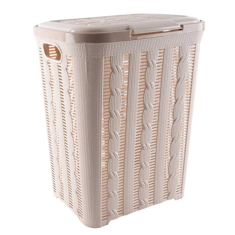 Plastový prádelní koš s víkem Jumper 55 l