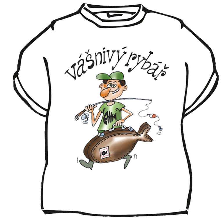 Tričko Vášnivý rybář
