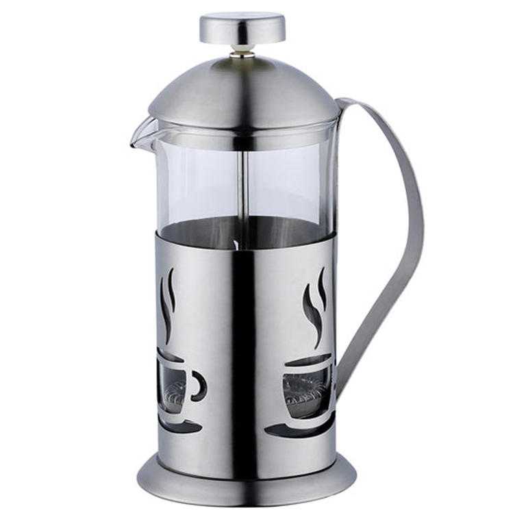 Nerezová konvička na čaj a kávu French Press 350 ml