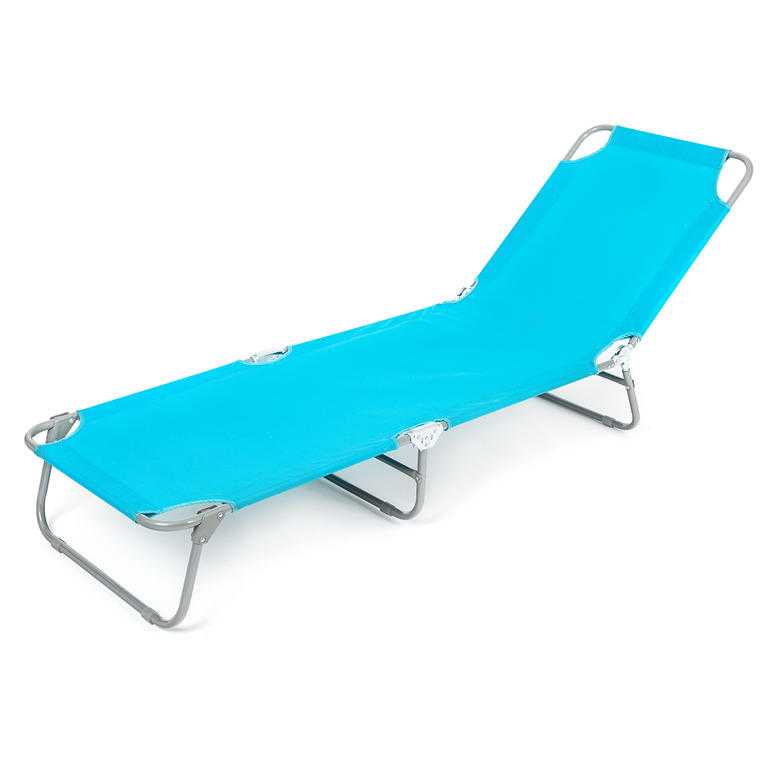 Plážové lehátko SUNBAY světle modré