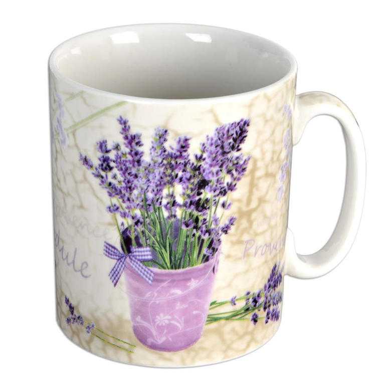 Porcelánový hrnek vysoký LEVANDULE 0,75 l
