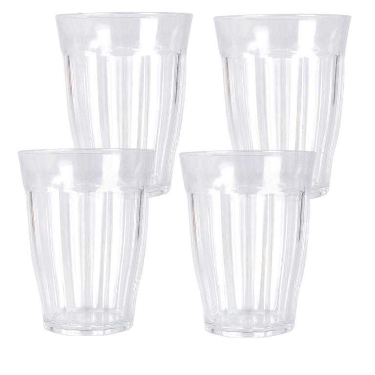 Sada plastových sklenic 4 ks