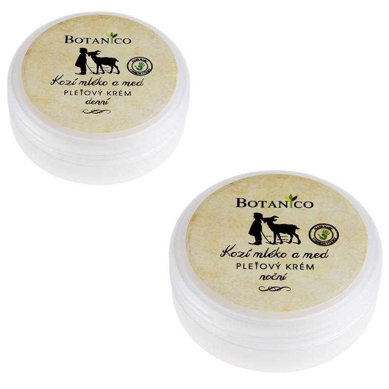 Botanico denní a noční krém s kozím mlékem a medem 50 ml + 50 ml