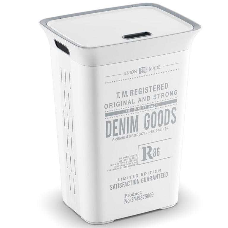 Koš ELLE Denim na špinavé prádlo 50 l