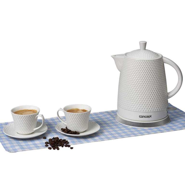 Concept Rychlovarná konvice keramická se 2 šálky 1,5 l RK0040