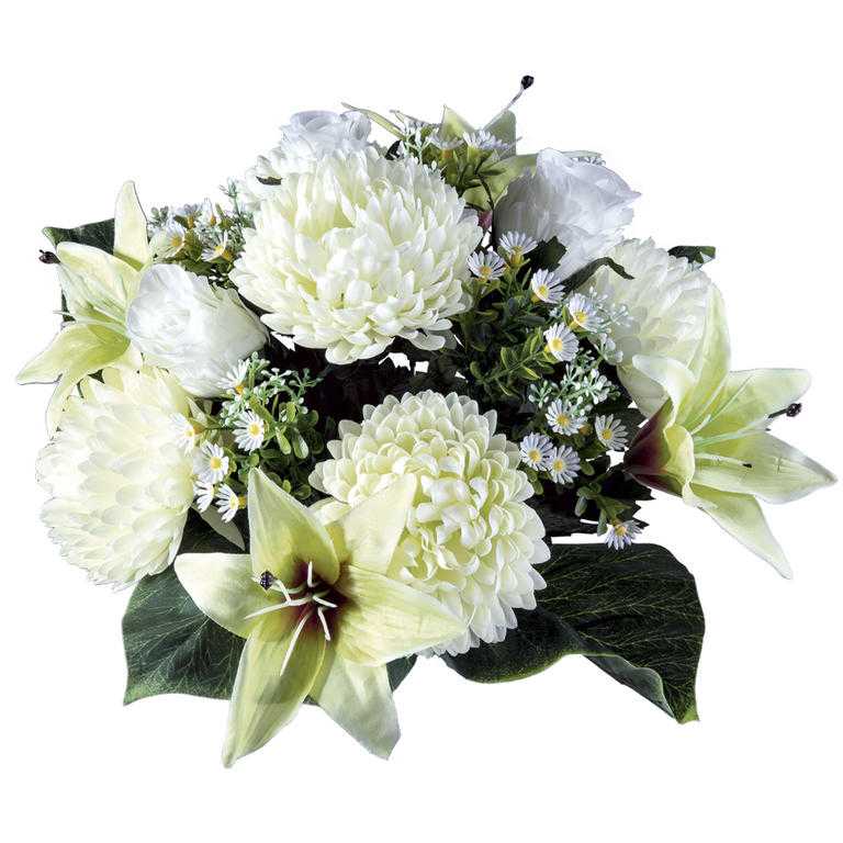 Buchet de flori de toamnă cu crizanteme