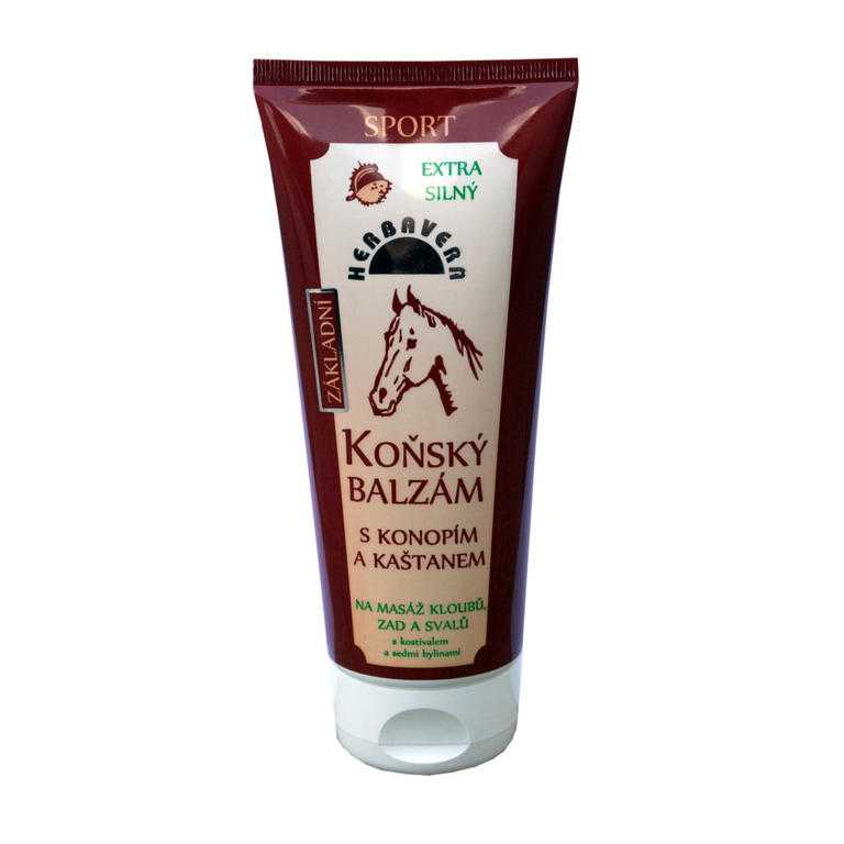 Koňský balzám s konopím 200 ml