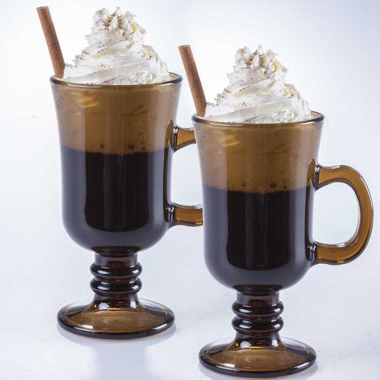 Sada sklenic na kávu VENEZIA kouřová 215 ml 2 ks