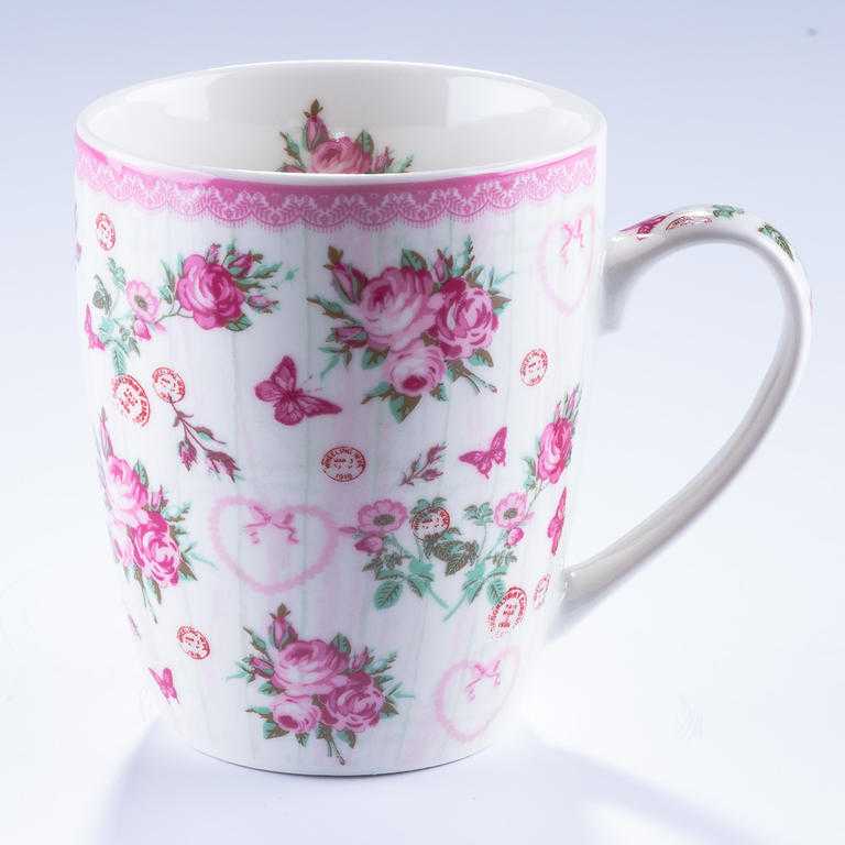 Porcelánový hrnek RŮŽE 340 ml