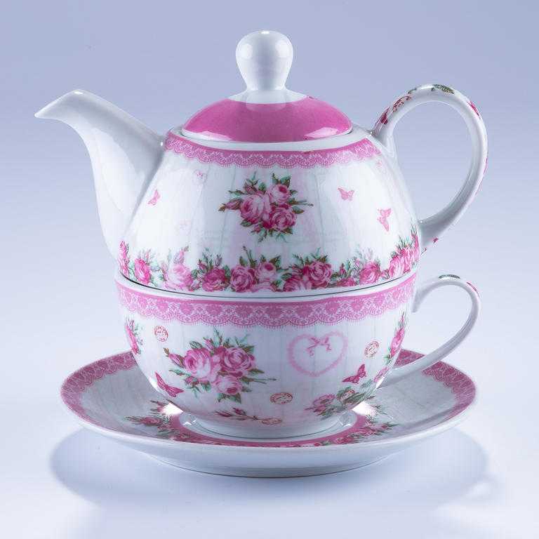 Sada na čaj Růže Tea for one
