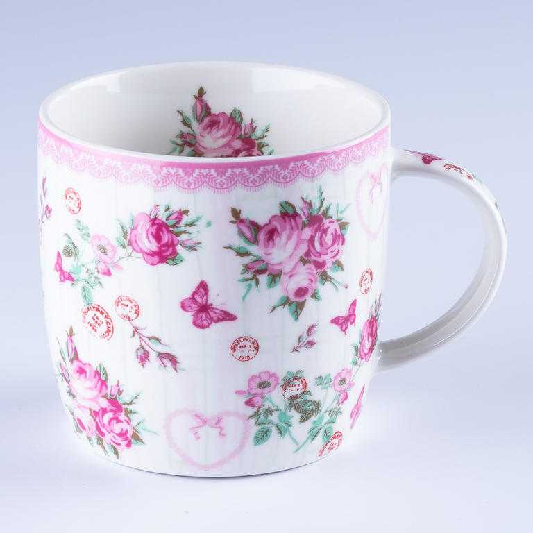 Porcelánový hrnek RŮŽE 300 ml