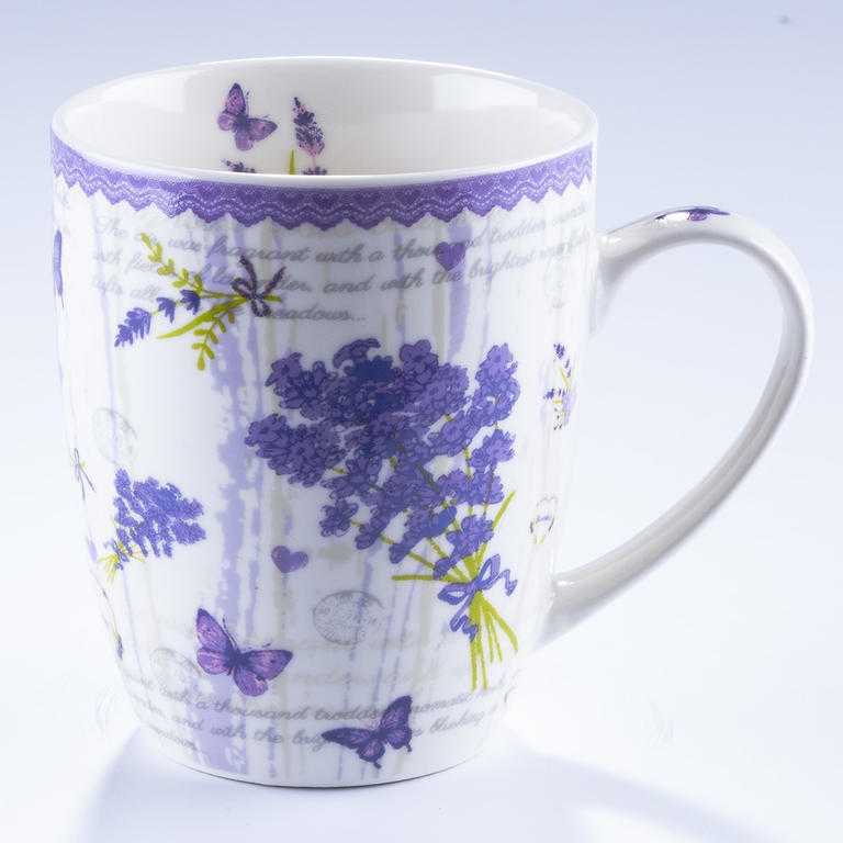 Porcelánový hrnek LEVANDULE 340 ml