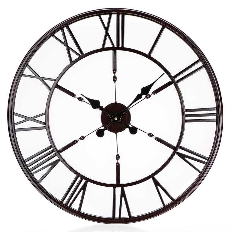 Nástěnné hodiny ANTIC BLACK 60 cm