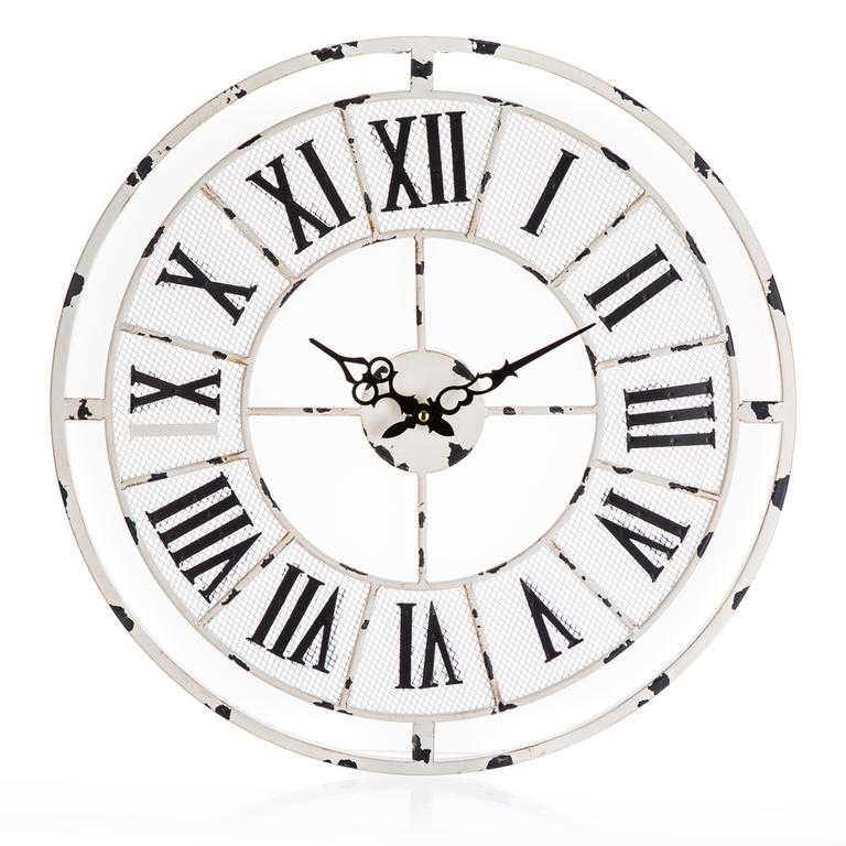 Nástěnné hodiny ANTIC WHITE 50 cm