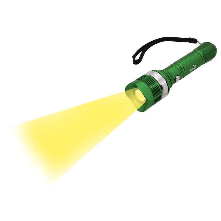 Ruční LED svítilna CATTARA zelená