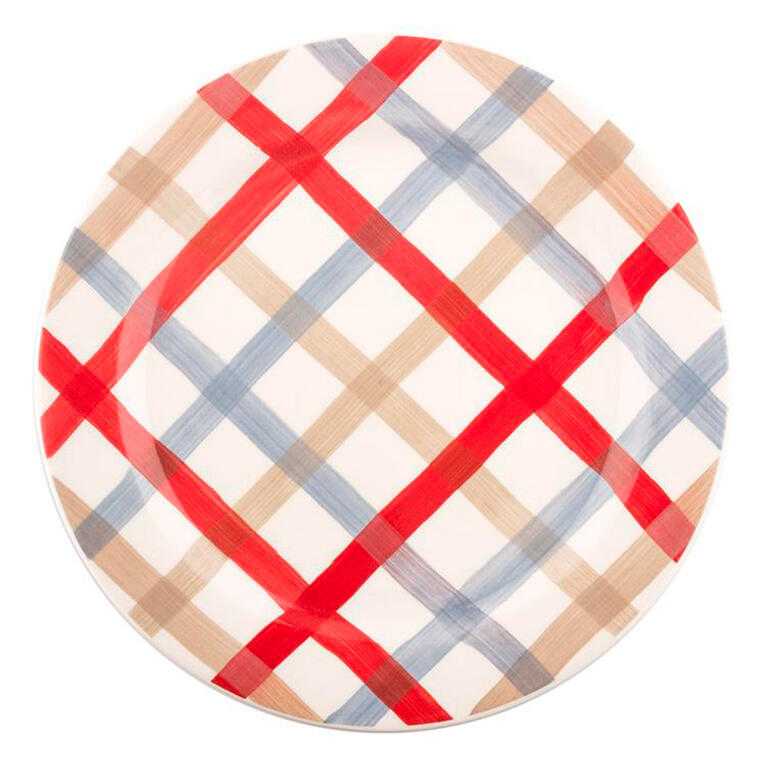 Porcelánový dezertní talíř PARILLA červený