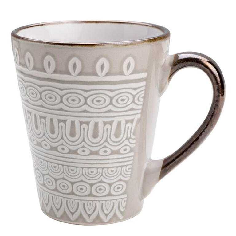 Keramický hrnek MAROKO šedý 320 ml